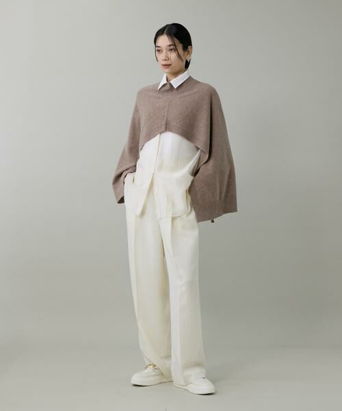 INED / イネド その他パンツ | ライトカルゼ ツータックワイドパンツ | 詳細10