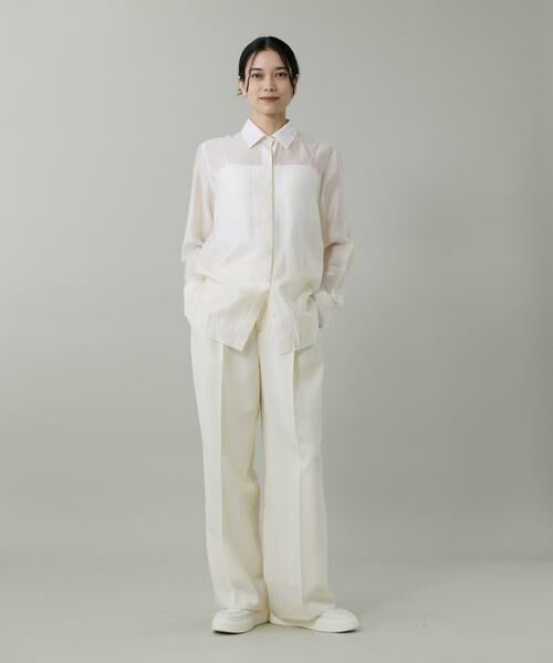 INED / イネド その他パンツ | ライトカルゼ ツータックワイドパンツ | 詳細8