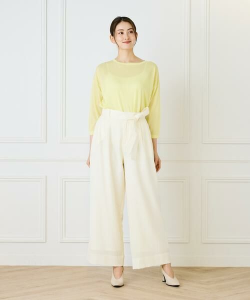 INED / イネド ニット・セーター | オーバーサイズボートネックニット | 詳細11