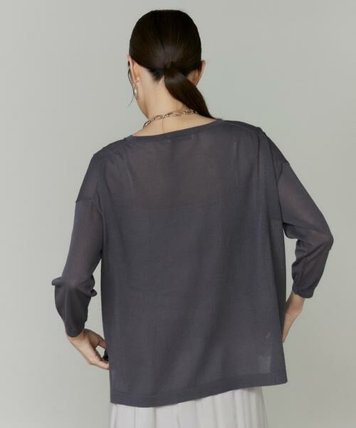 INED / イネド ニット・セーター | オーバーサイズボートネックニット | 詳細15