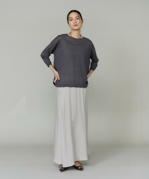 INED / イネド ニット・セーター | オーバーサイズボートネックニット | 詳細3