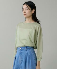 INED / イネド ニット・セーター | 《大きいサイズ》オーバーサイズボートネックニット