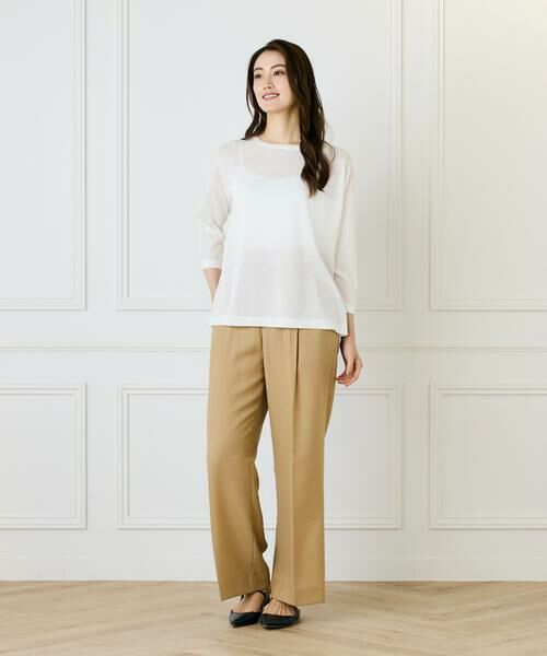 INED / イネド ニット・セーター | 《大きいサイズ》オーバーサイズボートネックニット | 詳細9