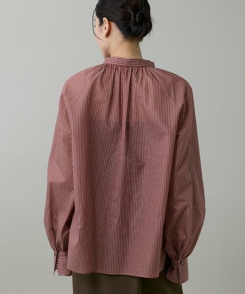 INED / イネド シャツ・ブラウス | シャドーボーダーボウタイブラウス | 詳細15
