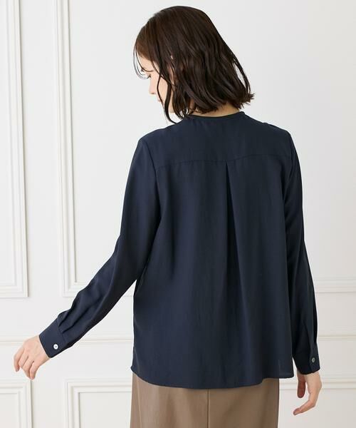 INED / イネド シャツ・ブラウス | 《大きいサイズ》ピンタックボウタイブラウス | 詳細3