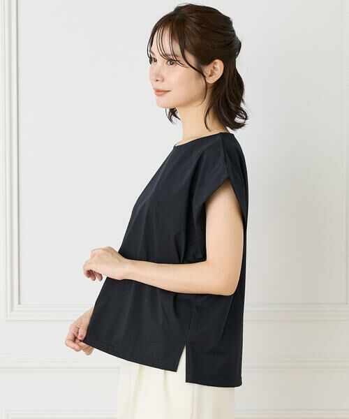 INED / イネド Tシャツ | 《大きいサイズ》ショートスリーブコクーントップス | 詳細10