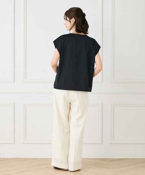 INED / イネド Tシャツ | 《大きいサイズ》ショートスリーブコクーントップス | 詳細4