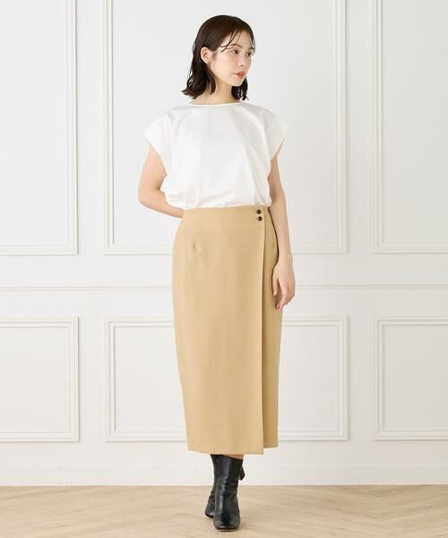 INED / イネド Tシャツ | 《大きいサイズ》ショートスリーブコクーントップス | 詳細5