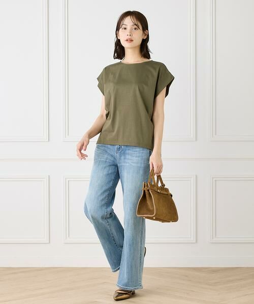 INED / イネド Tシャツ | 《大きいサイズ》ショートスリーブコクーントップス | 詳細7