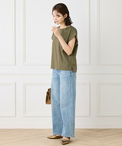 INED / イネド Tシャツ | 《大きいサイズ》ショートスリーブコクーントップス | 詳細8