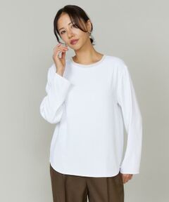 INED / イネド Tシャツ | 《大きいサイズ》吸汗速乾ジョーゼットプルオーバー