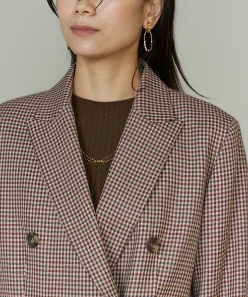 INED / イネド テーラードジャケット | 《三尋木奈保コラボ・Oggi11月号掲載商品》ダブルブレストジャケット | 詳細13