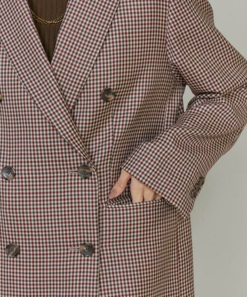 INED / イネド テーラードジャケット | 《三尋木奈保コラボ・Oggi11月号掲載商品》ダブルブレストジャケット | 詳細14