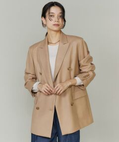 INED / イネド テーラードジャケット | 《大きいサイズ》ダブルブレストジャケット《三尋木奈保コラボ・Oggi11月号掲載商品》