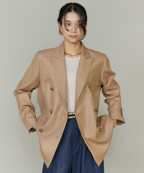 INED / イネド テーラードジャケット | 《大きいサイズ》ダブルブレストジャケット《三尋木奈保コラボ・Oggi11月号掲載商品》 | 詳細9