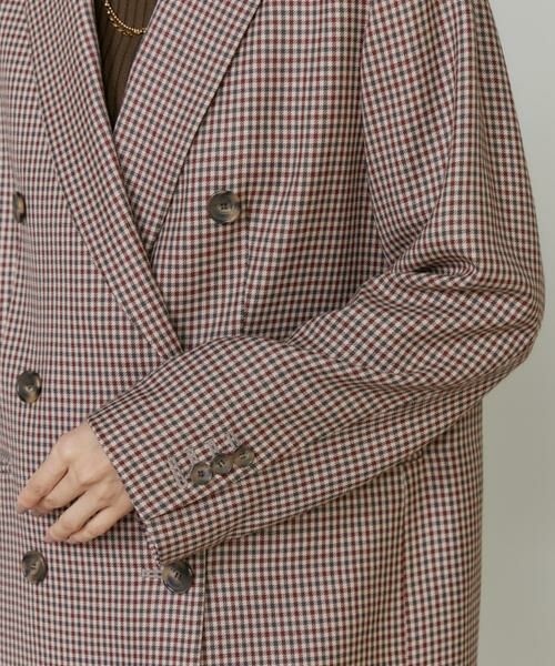 INED / イネド テーラードジャケット | 《大きいサイズ》ダブルブレストジャケット《三尋木奈保コラボ・Oggi11月号掲載商品》 | 詳細30