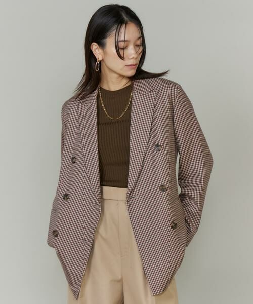 INED / イネド テーラードジャケット | 《大きいサイズ》ダブルブレストジャケット《三尋木奈保コラボ・Oggi11月号掲載商品》 | 詳細17