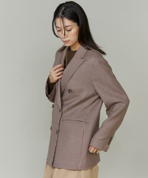 INED / イネド テーラードジャケット | 《大きいサイズ》ダブルブレストジャケット《三尋木奈保コラボ・Oggi11月号掲載商品》 | 詳細19