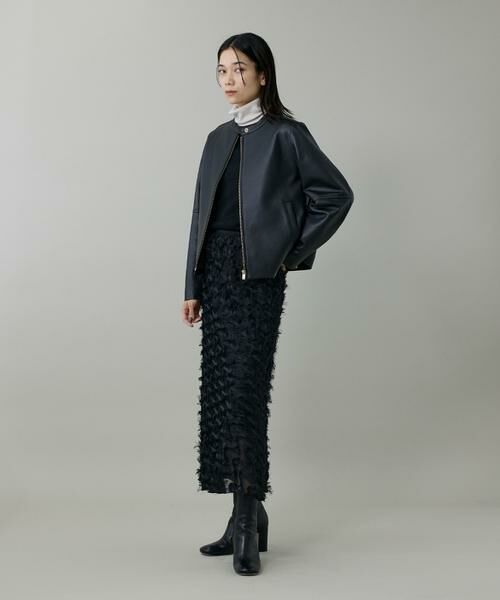 INED / イネド レザーブルゾン・ジャケット | ラムレザー ジップアップブルゾン | 詳細7