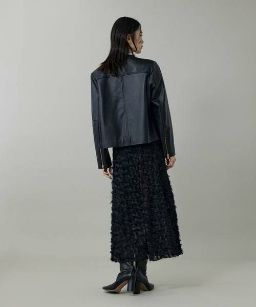 INED / イネド レザーブルゾン・ジャケット | ラムレザー ジップアップブルゾン | 詳細8