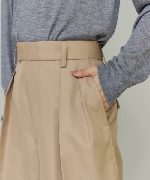INED / イネド チノ・ワークパンツ | 《三尋木奈保コラボ・Oggi11月号掲載商品》大人ワイドチノパンツ | 詳細11