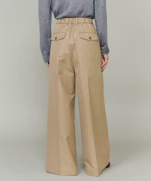 INED / イネド チノ・ワークパンツ | 《三尋木奈保コラボ・Oggi11月号掲載商品》大人ワイドチノパンツ | 詳細3