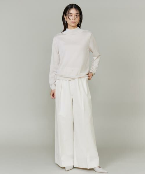 INED / イネド チノ・ワークパンツ | 《三尋木奈保コラボ・Oggi11月号掲載商品》大人ワイドチノパンツ | 詳細9