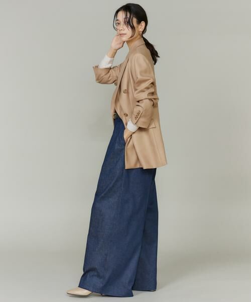 INED / イネド デニムパンツ | 《三尋木奈保コラボ・Oggi11月号掲載商品》大人ワイドデニムパンツ | 詳細5