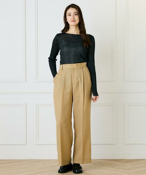 INED / イネド ニット・セーター | ワイドリブボートネックニット | 詳細6