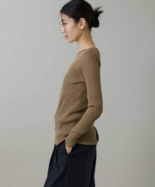 INED / イネド ニット・セーター | ワイドリブボートネックニット | 詳細9
