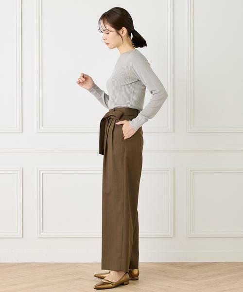 INED / イネド ニット・セーター | 《Cuoo》ホールガーメントクルーネックリブニット | 詳細10