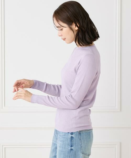 INED / イネド ニット・セーター | 《Cuoo》ホールガーメントクルーネックリブニット | 詳細2