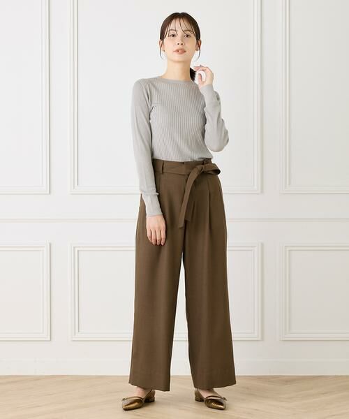 INED / イネド ニット・セーター | 《Cuoo》ホールガーメントクルーネックリブニット | 詳細9