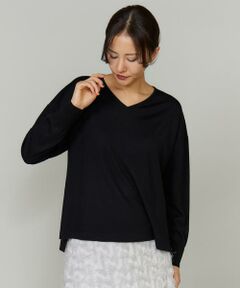 INED / イネド ニット・セーター | 《大きいサイズ》オーバーサイズVネックニット