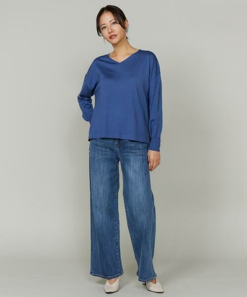 INED / イネド ニット・セーター | 《大きいサイズ》オーバーサイズVネックニット | 詳細6