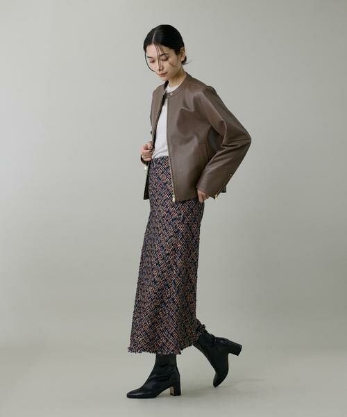 INED / イネド ニット・セーター | 《大きいサイズ》ホールガーメントクルーネックリブニット《Cuoo》 | 詳細8