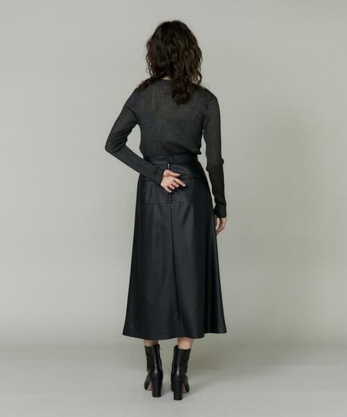 INED / イネド カーディガン・ボレロ | ワイドリブVネックカーディガン | 詳細4