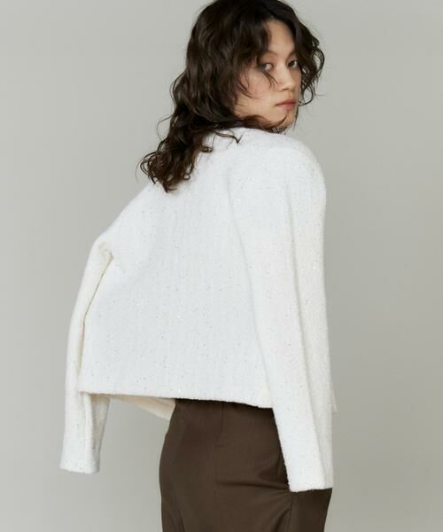 INED / イネド カーディガン・ボレロ | ツイード風ニットカーディガン | 詳細11
