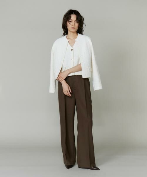 INED / イネド カーディガン・ボレロ | ツイード風ニットカーディガン | 詳細2