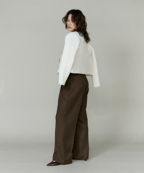 INED / イネド カーディガン・ボレロ | ツイード風ニットカーディガン | 詳細5