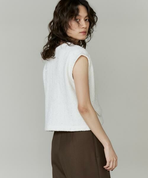 INED / イネド ベスト | ツイード風ジレ | 詳細10