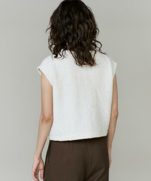 INED / イネド ベスト | ツイード風ジレ | 詳細23