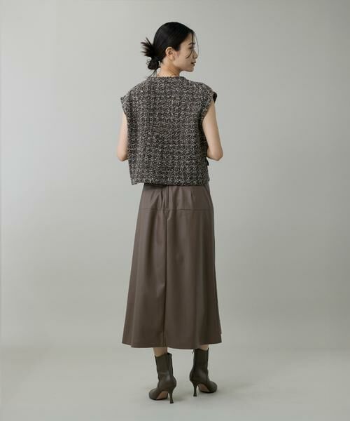 INED / イネド ベスト | ツイード風ジレ | 詳細20