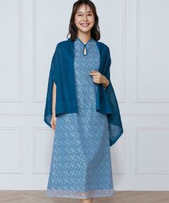 INED / イネド ミニ丈・ひざ丈ワンピース | 小花柄配色レースワンピース