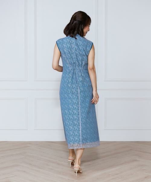 INED / イネド ミニ丈・ひざ丈ワンピース | 小花柄配色レースワンピース | 詳細3