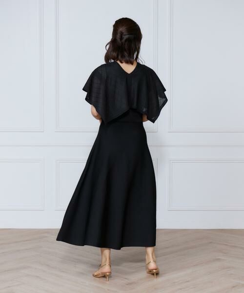 INED / イネド ミニ丈・ひざ丈ワンピース | シアーアーガイルワンピース | 詳細5