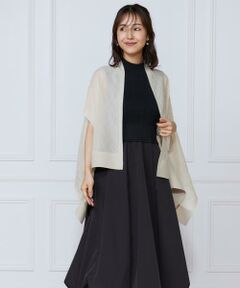 INED / イネド ミニ丈・ひざ丈ワンピース | 変形リブバルーンワンピース