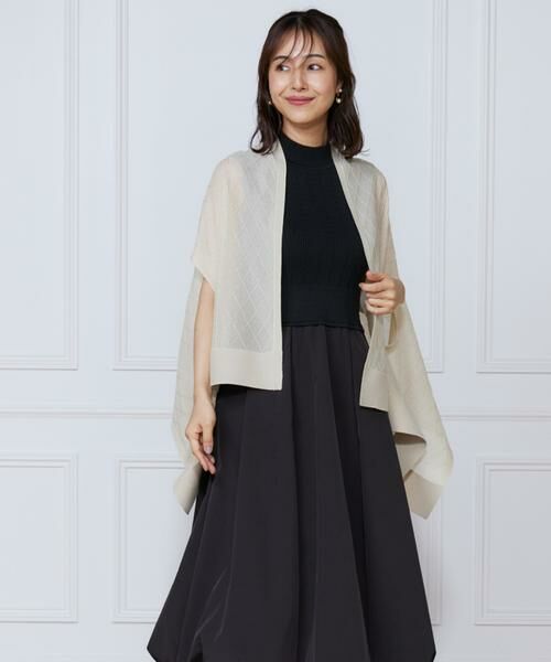 INED / イネド ミニ丈・ひざ丈ワンピース | 変形リブバルーンワンピース | 詳細1