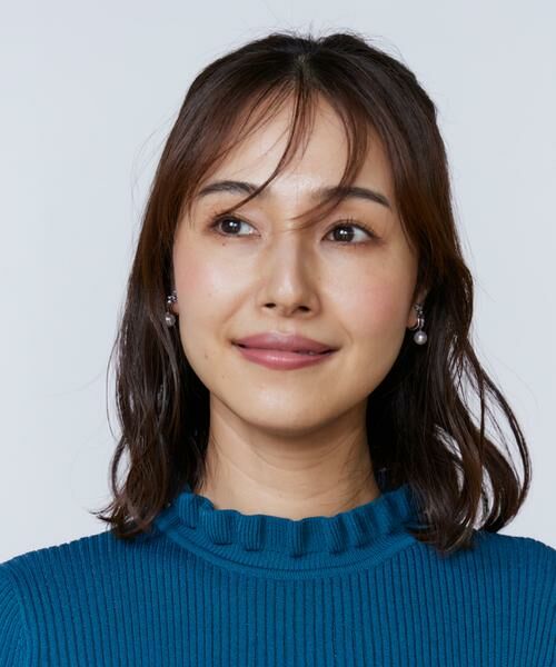 INED / イネド ミニ丈・ひざ丈ワンピース | シアーアーガイル長袖ワンピース | 詳細13