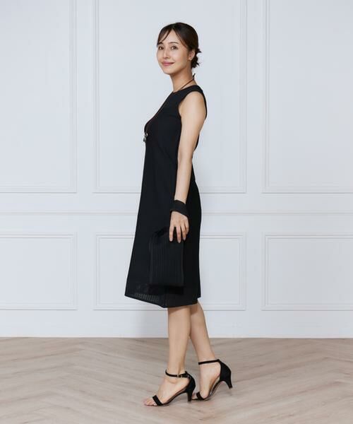 INED / イネド ミニ丈・ひざ丈ワンピース | ハートアイレットニットワンピース | 詳細15